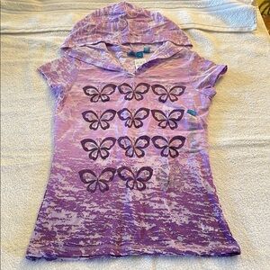 The Children's Place Purple Graphic Fitted Polo Shirt